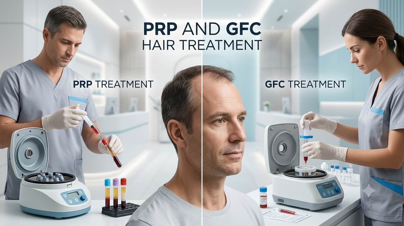 PRP AND GFC HAIR TRANSPLANT PROCESS